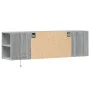 TV-Wandmöbel mit LED-Lichtern in Sonoma-Grau 135x31x39,5 cm. von , TV-Möbel - Ref: Foro24-852388, Preis: 82,98 €, Rabatt: %