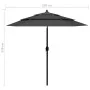 3-stufiger Sonnenschirm mit anthrazitfarbenem Aluminiummast 2,5 m von vidaXL, Sonnenschirme - Ref: Foro24-313862, Preis: 50,3...