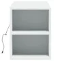 Wand-TV-Möbel mit LED-Lichtern in Weiß 135x31x39,5 cm von , TV-Möbel - Ref: Foro24-852383, Preis: 77,75 €, Rabatt: %