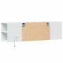 Wand-TV-Möbel mit LED-Lichtern in Weiß 135x31x39,5 cm von , TV-Möbel - Ref: Foro24-852383, Preis: 78,75 €, Rabatt: %