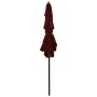 3-tier parasol with burgundy aluminum pole 2x2 m by vidaXL, Umbrellas - Ref: Foro24-313848, Price: 68,51 €, Discount: %
