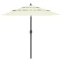 3-tier parasol with sand aluminum pole 2.5 m by vidaXL, Umbrellas - Ref: Foro24-313860, Price: 59,05 €, Discount: %