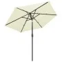 3-stufiger Sonnenschirm mit sandfarbenem Aluminiummast 2,5 m von vidaXL, Sonnenschirme - Ref: Foro24-313860, Preis: 58,16 €, ...