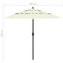 3-tier parasol with sand aluminum pole 2.5 m by vidaXL, Umbrellas - Ref: Foro24-313860, Price: 59,05 €, Discount: %