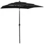 3-tier parasol with black aluminum pole 2x2 m by vidaXL, Umbrellas - Ref: Foro24-313850, Price: 59,23 €, Discount: %