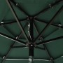 3-stöckiger Regenschirm mit grüner Aluminiumstange 2 m von vidaXL, Sonnenschirme - Ref: Foro24-313853, Preis: 61,53 €, Rabatt: %