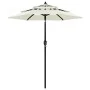 Sombrilla de 3 niveles con poste de aluminio arena 2 m de vidaXL, Sombrillas - Ref: Foro24-313852, Precio: 62,71 €, Descuento: %