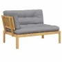 Ecksofa aus Paletten für den Garten mit Akazienholz-Kissen. von , Outdoor-Sofas - Ref: Foro24-3324788, Preis: 231,26 €, Rabat...
