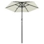 3-tier parasol with sand aluminum pole 2 m by vidaXL, Umbrellas - Ref: Foro24-313852, Price: 63,77 €, Discount: %
