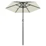 Sombrilla de 3 niveles con poste de aluminio arena 2 m de vidaXL, Sombrillas - Ref: Foro24-313852, Precio: 62,71 €, Descuento: %