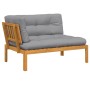 Ecksofa aus Paletten für den Garten mit Akazienholz-Kissen. von , Outdoor-Sofas - Ref: Foro24-3324782, Preis: 259,92 €, Rabat...