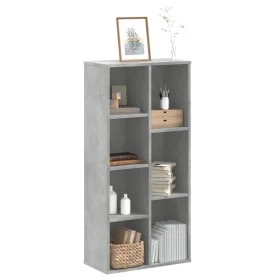 Estantería de madera de ingeniería gris hormigón 50x25x105 cm by , Bookcases and shelves - Ref: Foro24-852792, Price: 55,28 €...