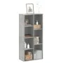 Estantería de madera de ingeniería gris hormigón 50x25x105 cm de , Librerías y estanterías - Ref: Foro24-852792, Precio: 55,1...