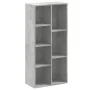 Estantería de madera de ingeniería gris hormigón 50x25x105 cm de , Librerías y estanterías - Ref: Foro24-852792, Precio: 55,1...