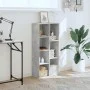 Estantería de madera de ingeniería gris hormigón 50x25x105 cm de , Librerías y estanterías - Ref: Foro24-852792, Precio: 55,1...