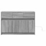 TV-Möbel mit LED-Beleuchtung aus grauem Sonoma-Ingenieurholz, 91x34x61 cm. von , TV-Möbel - Ref: Foro24-852185, Preis: 102,11...