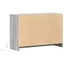 TV-Möbel mit LED-Beleuchtung aus grauem Sonoma-Ingenieurholz, 91x34x61 cm. von , TV-Möbel - Ref: Foro24-852185, Preis: 100,68...
