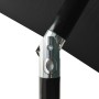 3-level black umbrella with a 2m aluminum pole by vidaXL, Umbrellas - Ref: Foro24-313858, Price: 48,05 €, Discount: %