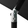 3-level black umbrella with a 2m aluminum pole by vidaXL, Umbrellas - Ref: Foro24-313858, Price: 47,44 €, Discount: %