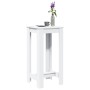 Mesa alta de bar madera de ingeniería blanca 51x50x103,5 cm by , Kitchen and dining tables - Ref: Foro24-854400, Price: 59,76...