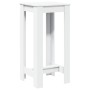 Mesa alta de bar madera de ingeniería blanca 51x50x103,5 cm by , Kitchen and dining tables - Ref: Foro24-854400, Price: 59,76...