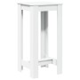 Mesa alta de bar madera de ingeniería blanca 51x50x103,5 cm by , Kitchen and dining tables - Ref: Foro24-854400, Price: 59,76...