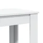 Mesa alta de bar madera de ingeniería blanca 51x50x103,5 cm by , Kitchen and dining tables - Ref: Foro24-854400, Price: 59,00...