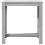 Hoher Barhockertisch aus grauem Sonoma-Ingenieurholz 102x50x103,5 cm. von , Küchen- und Esstische - Ref: Foro24-854414, Preis...