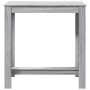 Mesa alta de bar madera ingeniería gris Sonoma 102x50x103,5 cm by , Kitchen and dining tables - Ref: Foro24-854414, Price: 74...