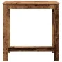 Hocher Barhockertisch aus gealtertem Ingenieurholz 102x50x103,5 cm von , Küchen- und Esstische - Ref: Foro24-854416, Preis: 7...