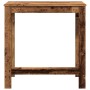 Mesa alta de bar madera ingeniería envejecida 102x50x103,5 cm by , Kitchen and dining tables - Ref: Foro24-854416, Price: 80,...