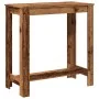 Hocher Barhockertisch aus gealtertem Ingenieurholz 102x50x103,5 cm von , Küchen- und Esstische - Ref: Foro24-854416, Preis: 7...