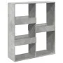 Estantería/divisor de espacios gris hormigón 100x33x115 cm by , Bookcases and shelves - Ref: Foro24-854511, Price: 53,22 €, D...
