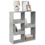 Regal / Raumteiler in Betongrau 100x33x115 cm von , Bücherregale und Regale - Ref: Foro24-854511, Preis: 53,63 €, Rabatt: %