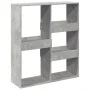 Estantería/divisor de espacios gris hormigón 100x33x115 cm by , Bookcases and shelves - Ref: Foro24-854511, Price: 53,22 €, D...