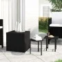 Mesas auxiliares de jardín 3 piezas ratán sintético negro de , Mesas de jardín - Ref: Foro24-3324831, Precio: 62,97 €, Descue...