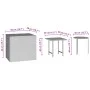 Gartenseitentische 3-teilig aus schwarzem Kunststoff-Rattan von , Gartentische - Ref: Foro24-3324831, Preis: 62,97 €, Rabatt: %
