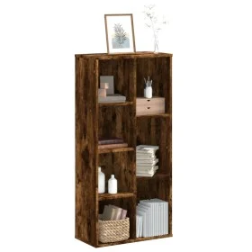Engineered wood smoked oak bookshelf 50x25x105 cm by , Bookcases and shelves - Ref: Foro24-852793, Price: 57,05 €, Discount: %