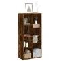Rauchige Eichenholz-Ingenieurholzregal 50x25x105 cm von , Bücherregale und Regale - Ref: Foro24-852793, Preis: 57,05 €, Rabat...