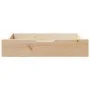Drawers under bed with wheels, 2 units, solid pine wood by , Home storage drawers - Ref: Foro24-850929, Price: 77,68 €, Disco...