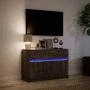 LED-TV-Möbel aus braunem Eichen-Ingenieurholz 91x34x61 cm. von , TV-Möbel - Ref: Foro24-852186, Preis: 111,26 €, Rabatt: %