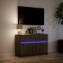 LED-TV-Möbel aus braunem Eichen-Ingenieurholz 91x34x61 cm. von , TV-Möbel - Ref: Foro24-852186, Preis: 113,04 €, Rabatt: %