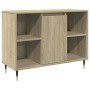 3-piece bathroom furniture set made of Sonoma oak plywood. by , Bathroom furniture - Ref: Foro24-3307679, Price: 196,66 €, Di...