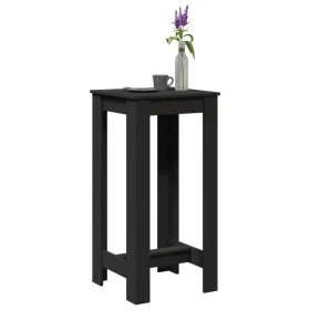 High bar table in black engineered wood 51x50x103.5 cm by , Kitchen and dining tables - Ref: Foro24-854401, Price: 68,20 €, D...