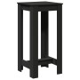 Hoher Barhockertisch aus schwarzem Ingenieurholz 51x50x103,5 cm von , Küchen- und Esstische - Ref: Foro24-854401, Preis: 69,4...