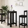 High bar table in black engineered wood 51x50x103.5 cm by , Kitchen and dining tables - Ref: Foro24-854401, Price: 68,20 €, D...