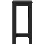 Hoher Barhockertisch aus schwarzem Ingenieurholz 51x50x103,5 cm von , Küchen- und Esstische - Ref: Foro24-854401, Preis: 69,4...