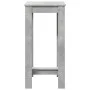 High bar table made of gray concrete engineered wood, measuring 51x50x103.5 cm. by , Kitchen and dining tables - Ref: Foro24-...