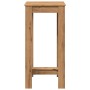 Hoher Barhockertisch aus Eichen-Ingenieurholz, Artisian, 51x50x103,5 cm. von , Küchen- und Esstische - Ref: Foro24-854408, Pr...