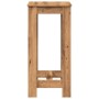 Hoher Barhockertisch aus Eichen-Ingenieurholz, Artisian, 51x50x103,5 cm. von , Küchen- und Esstische - Ref: Foro24-854408, Pr...